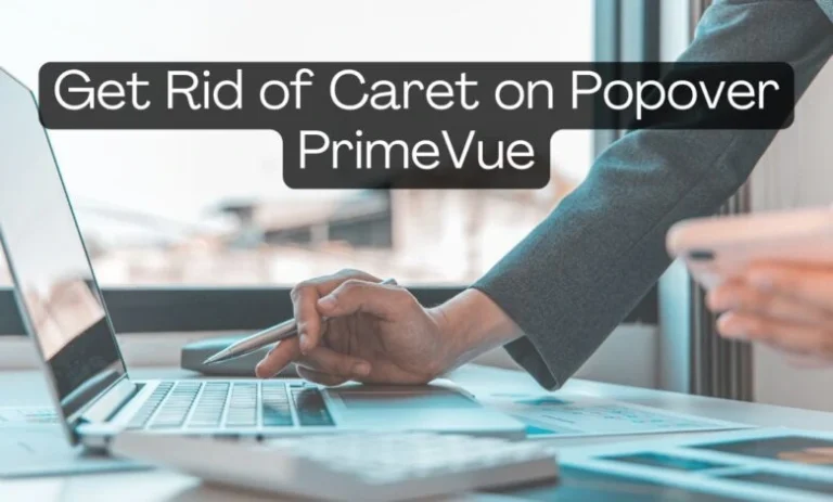 caret on popover primevue